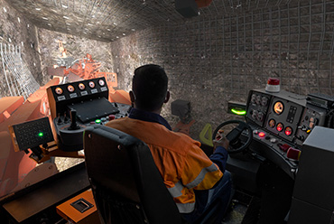 CYBERMINE Sandvik DS411 Bolter Simulator CYBERMINE Sandvik DS411 Bolter Simulator